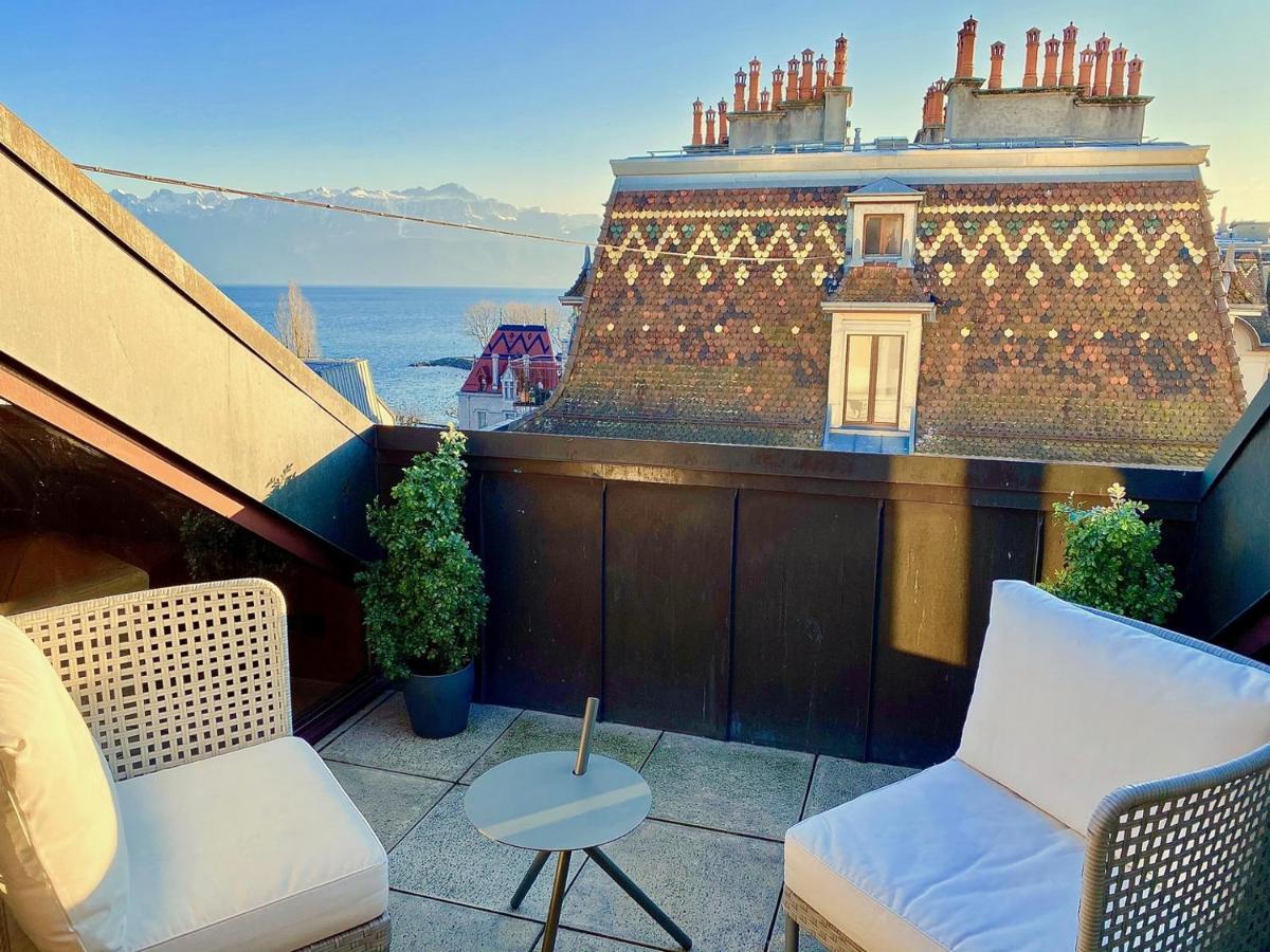 Ouchy, Penthouse With Terrace And Breathtaking Views! Apartamento Lausana